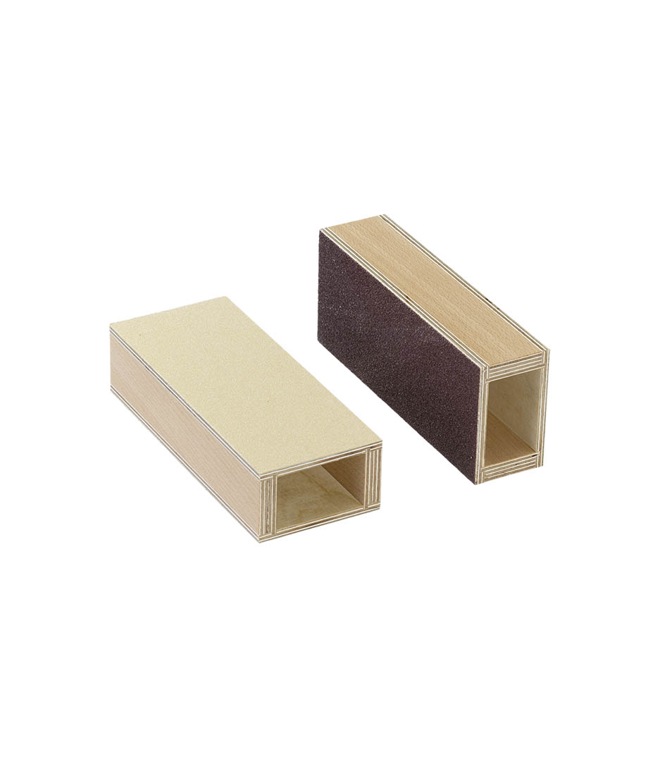 Kolberg Sandpaper blocks with resonant box pair